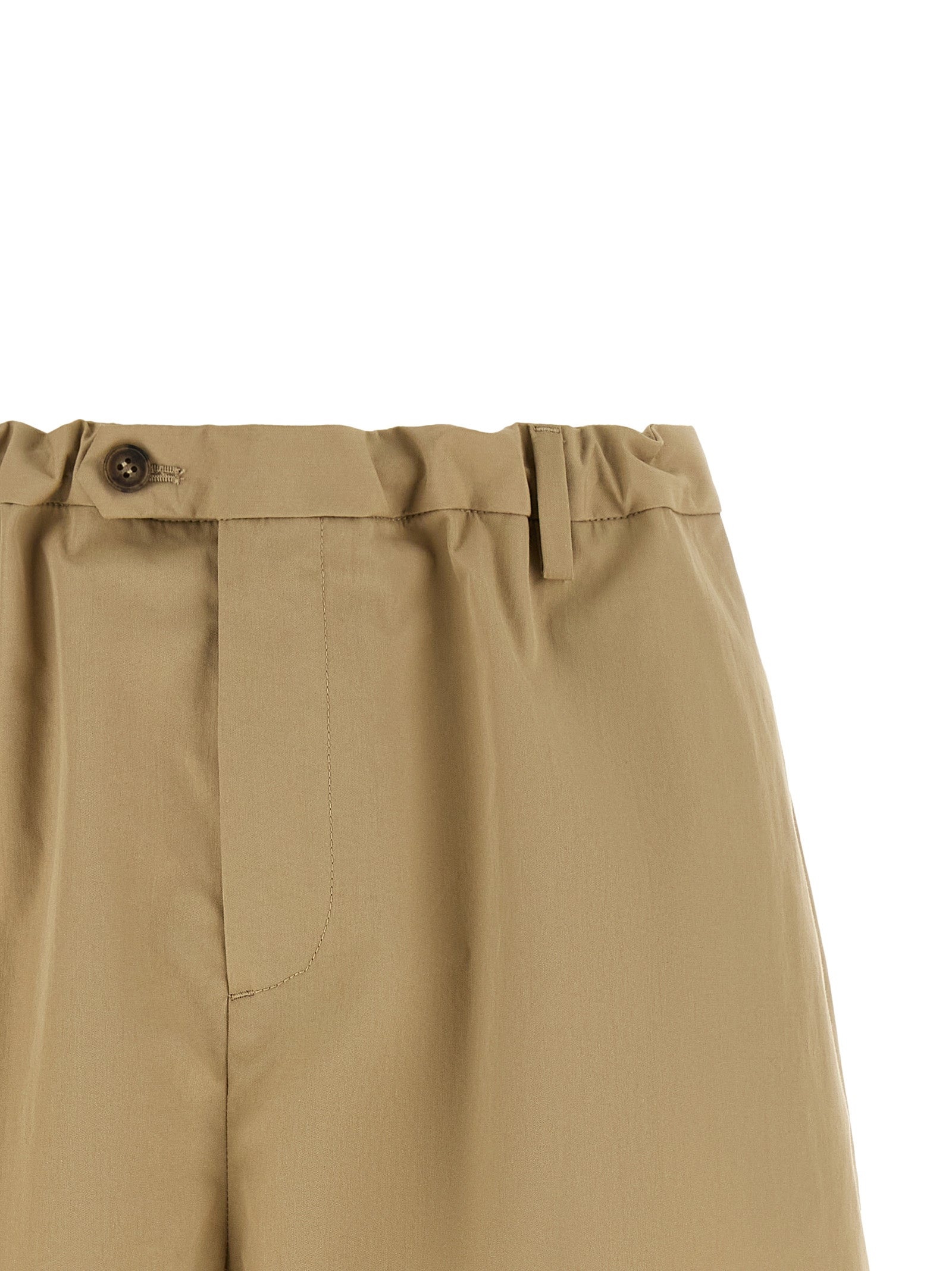 Mm6 Maison Margiela White Stitch Line Shorts