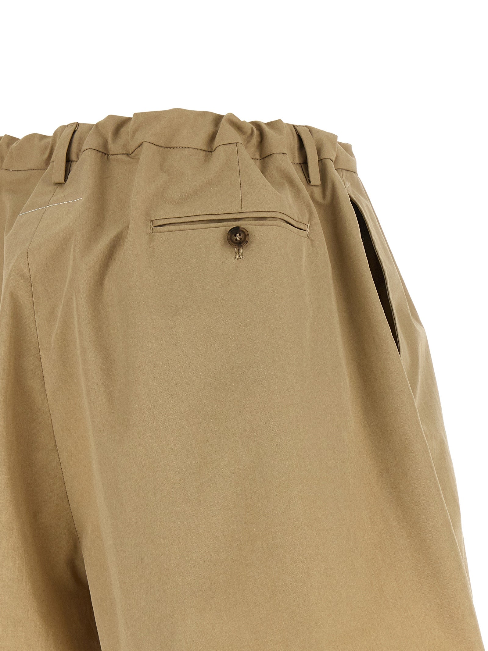 Mm6 Maison Margiela White Stitch Line Shorts