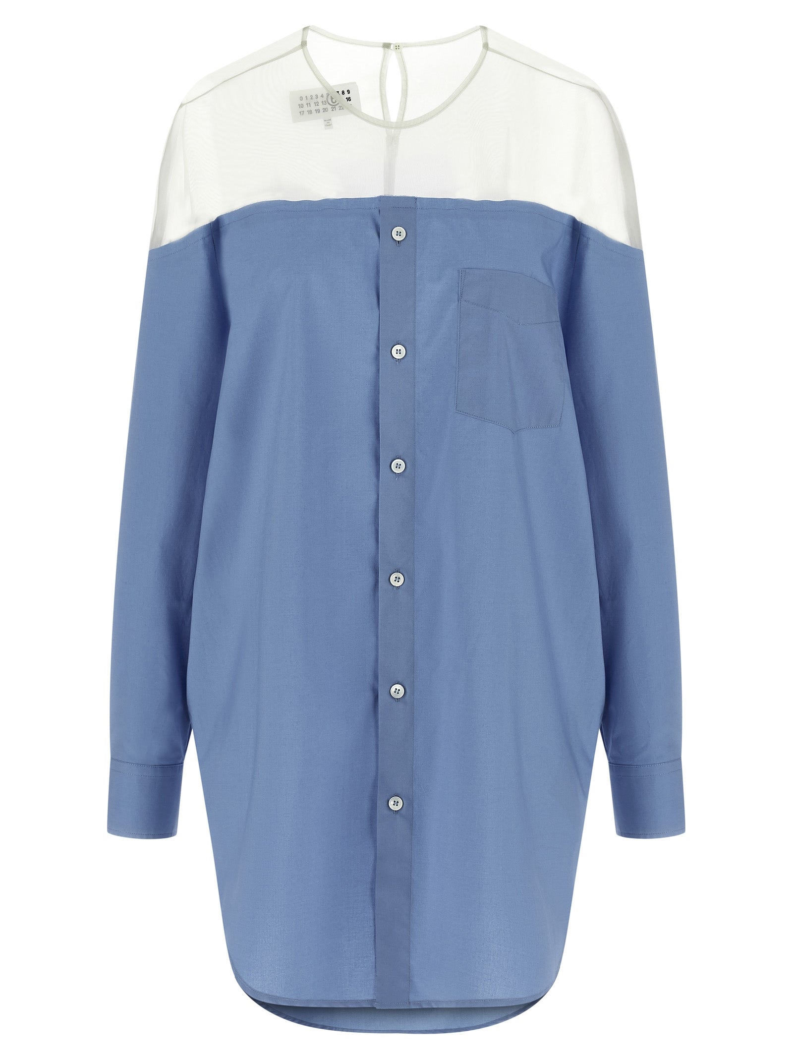 Mm6 Maison Margiela Tulle Insert Shirt