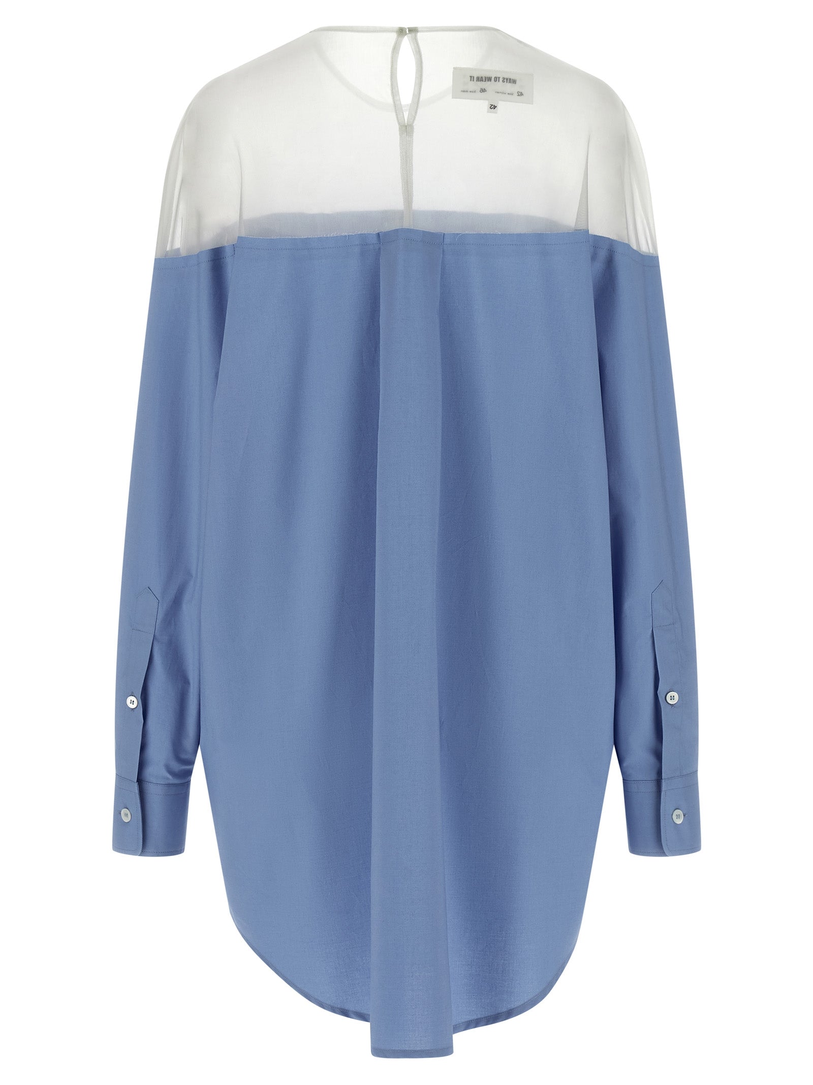 Mm6 Maison Margiela Tulle Insert Shirt