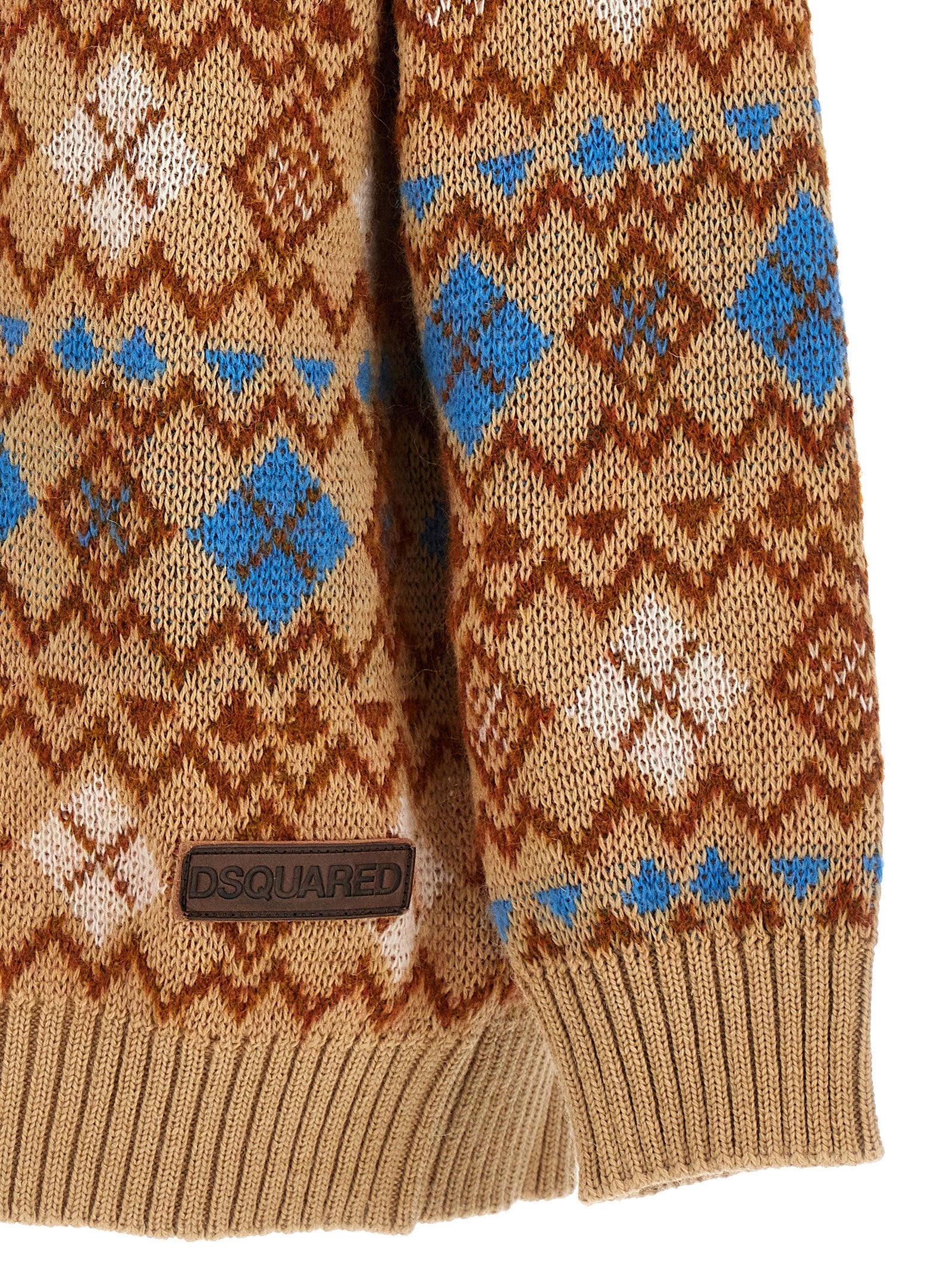 Dsquared2 Heart Vintage Shetland Cardigan