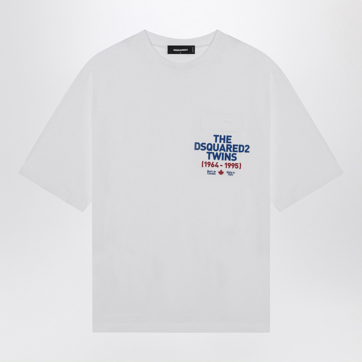 Dsquared2 White cotton T-shirt with logo