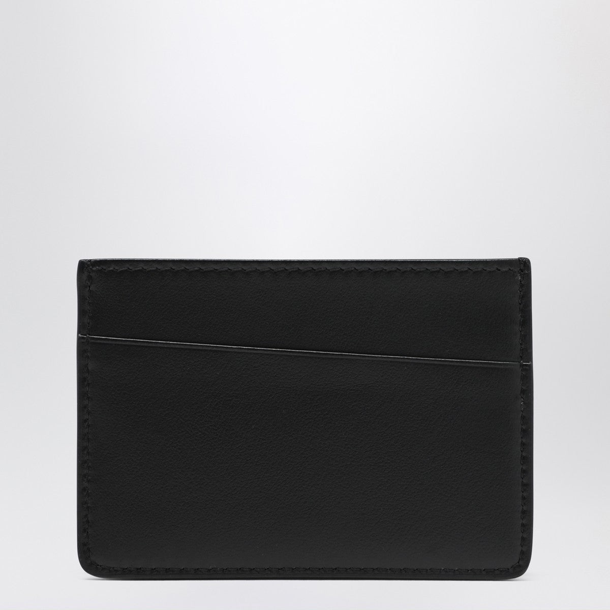 Maison Margiela Black leather cardholder with logo