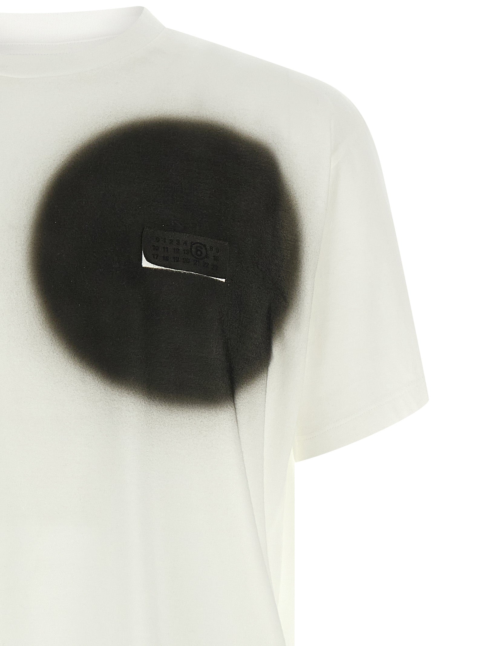 Mm6 Maison Margiela Numeric Signature Mm6 Spray T-shirt