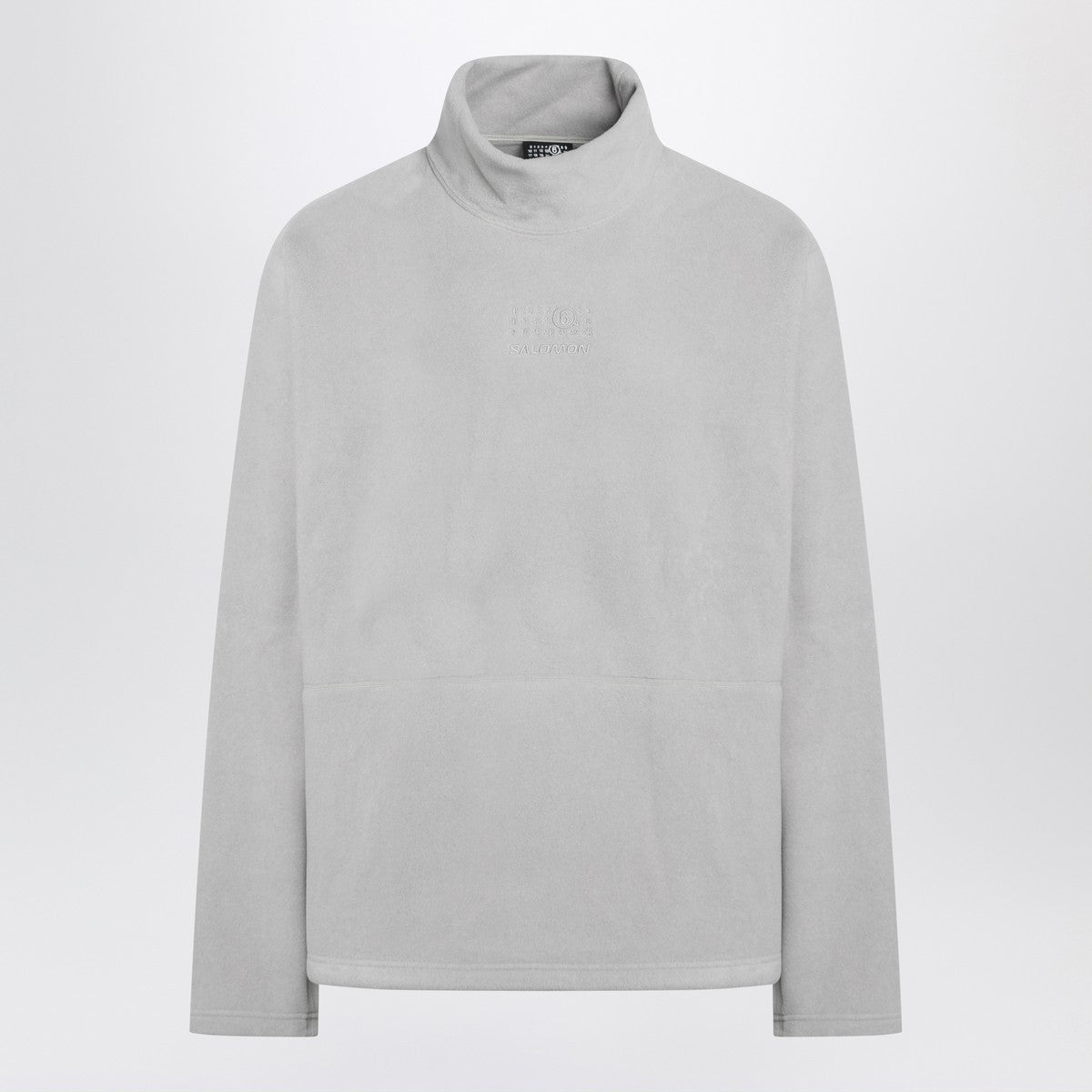 MM6 X Salomon Light gray turtleneck fleece