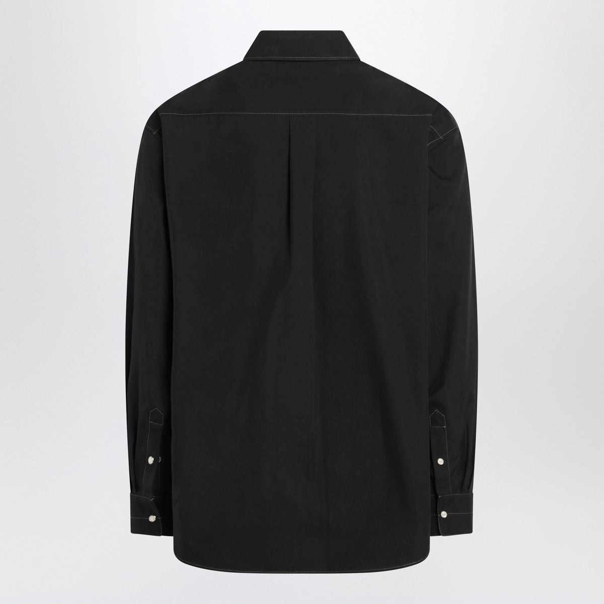 LEMAIRE Black Western cotton shirt
