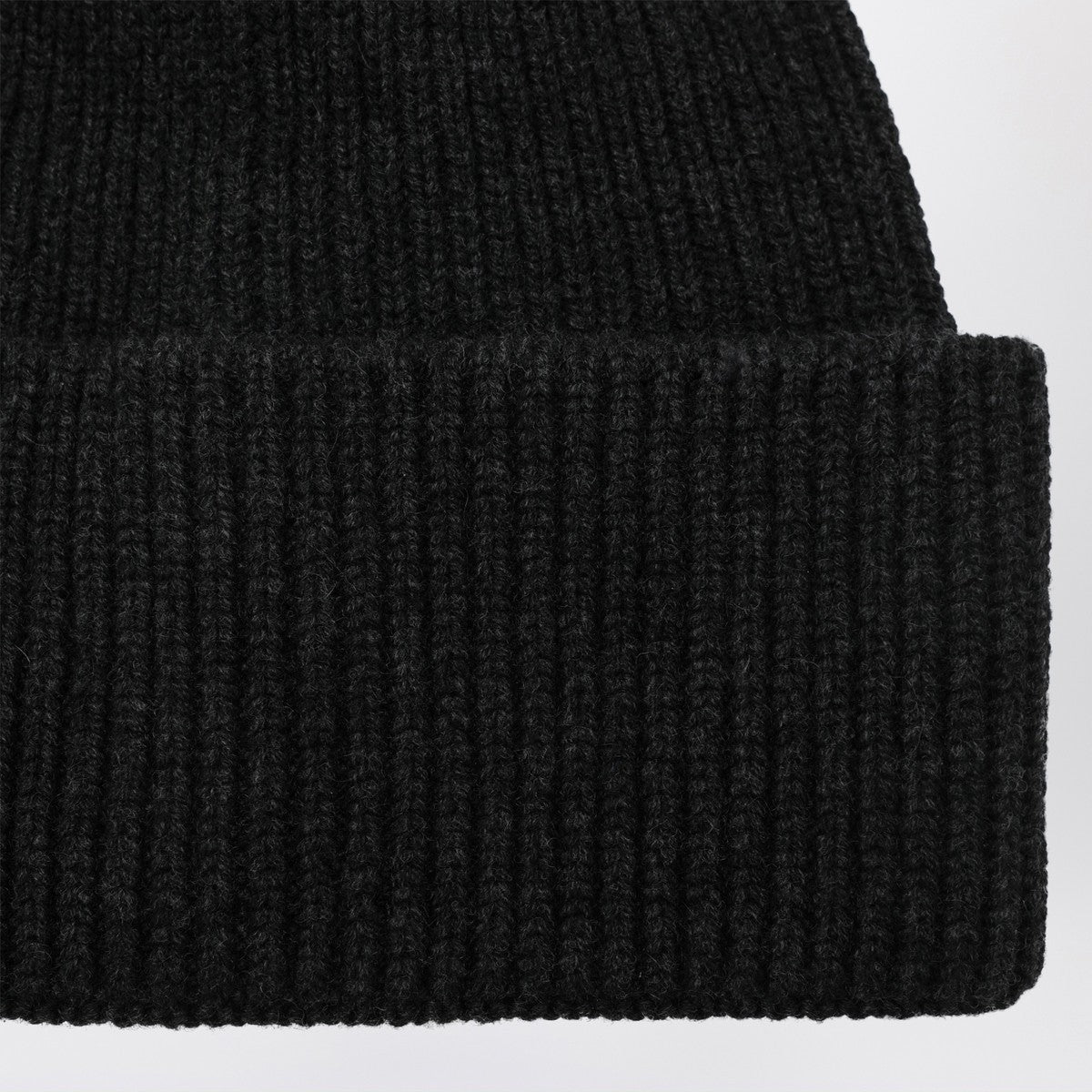 Destin Anthracite wool and cashmere beanie