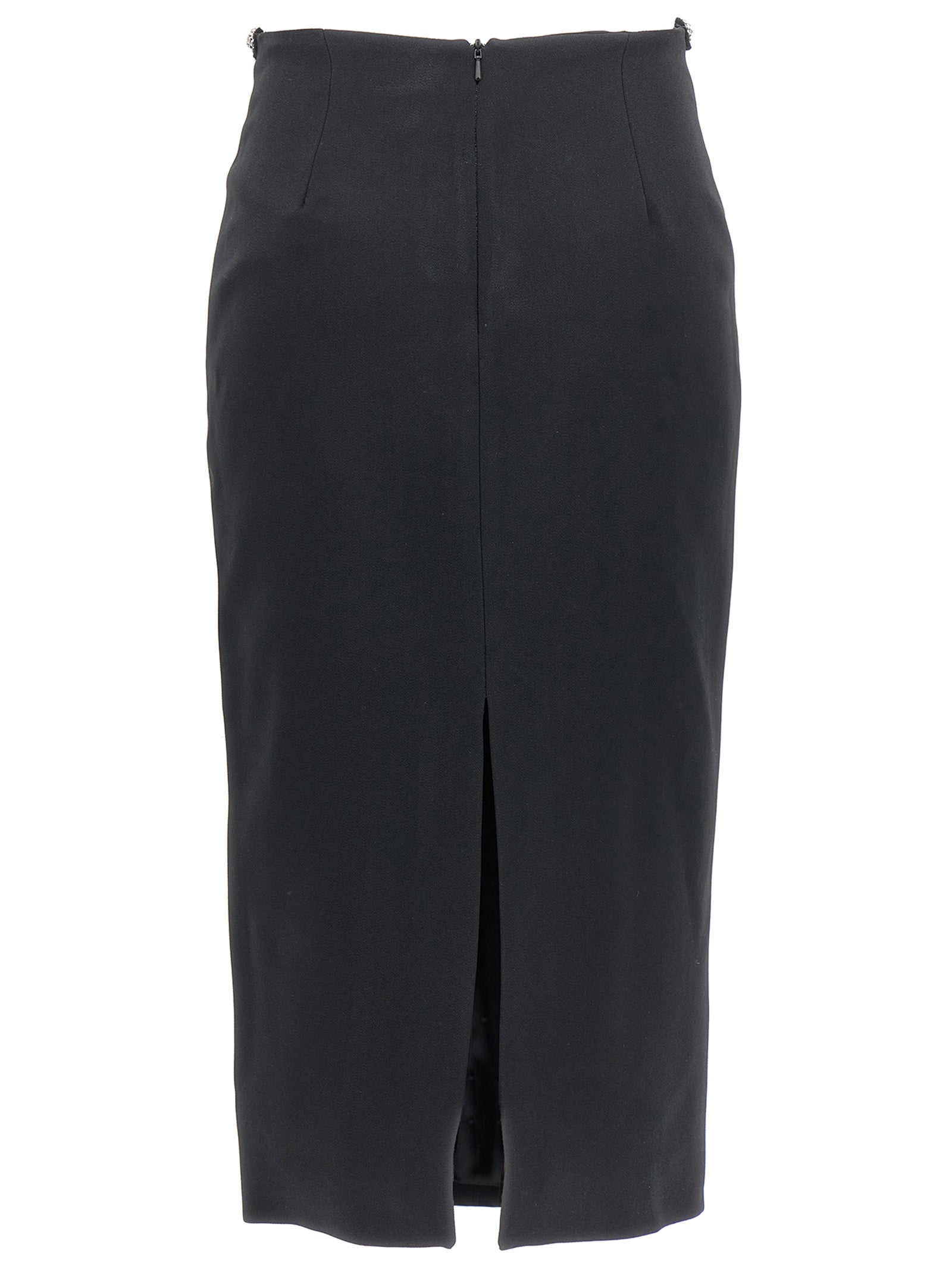 David Koma Puffer Circle Embroidery Skirt