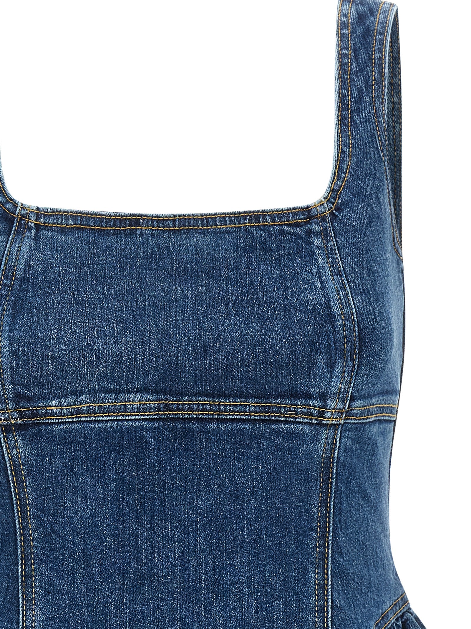 Self-Portrait Denim Mini Dress