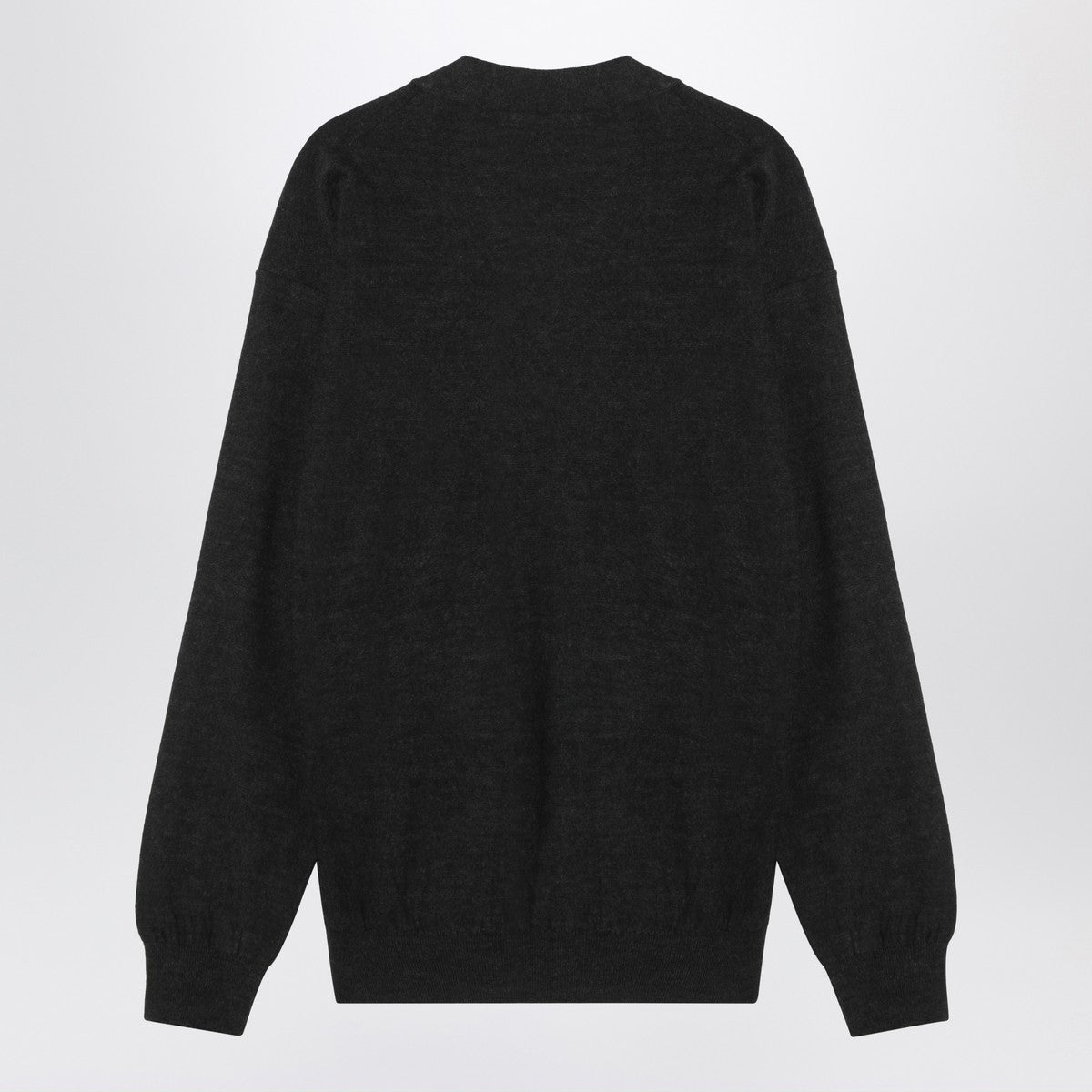 LEMAIRE Charcoal grey wool-blend cardigan