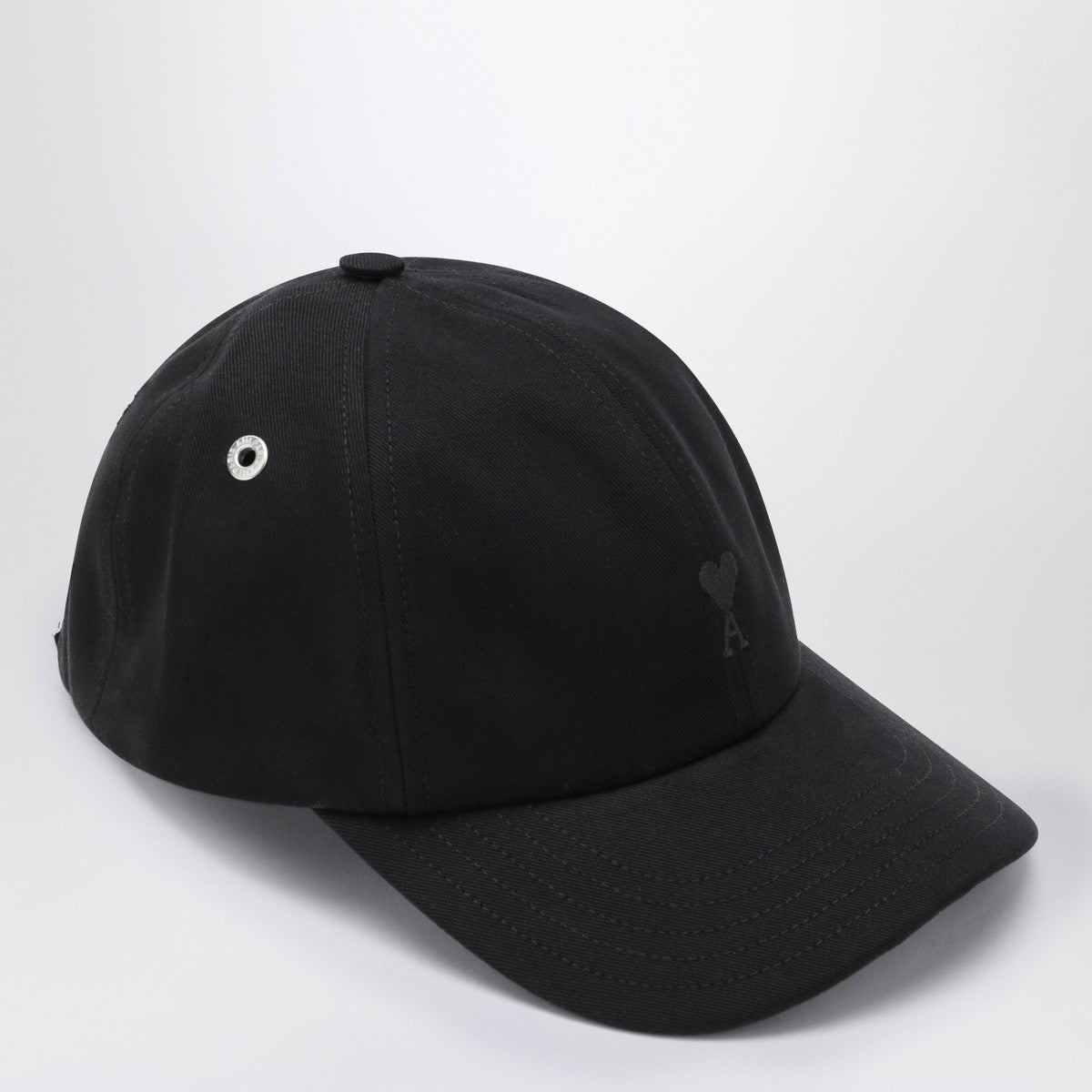 Ami Paris Ami De Coeur black baseball cap