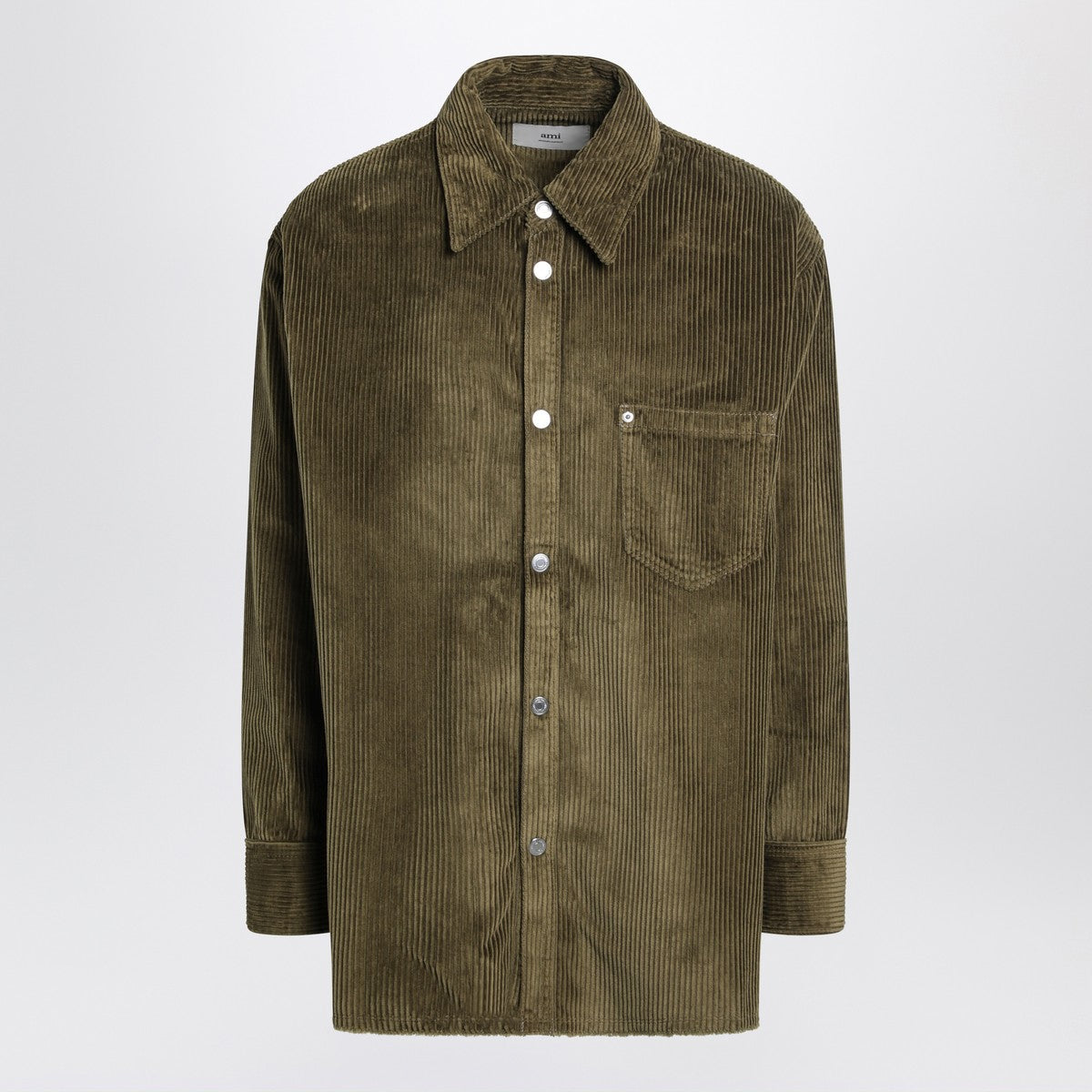 Ami Paris Bronze corduroy shirt