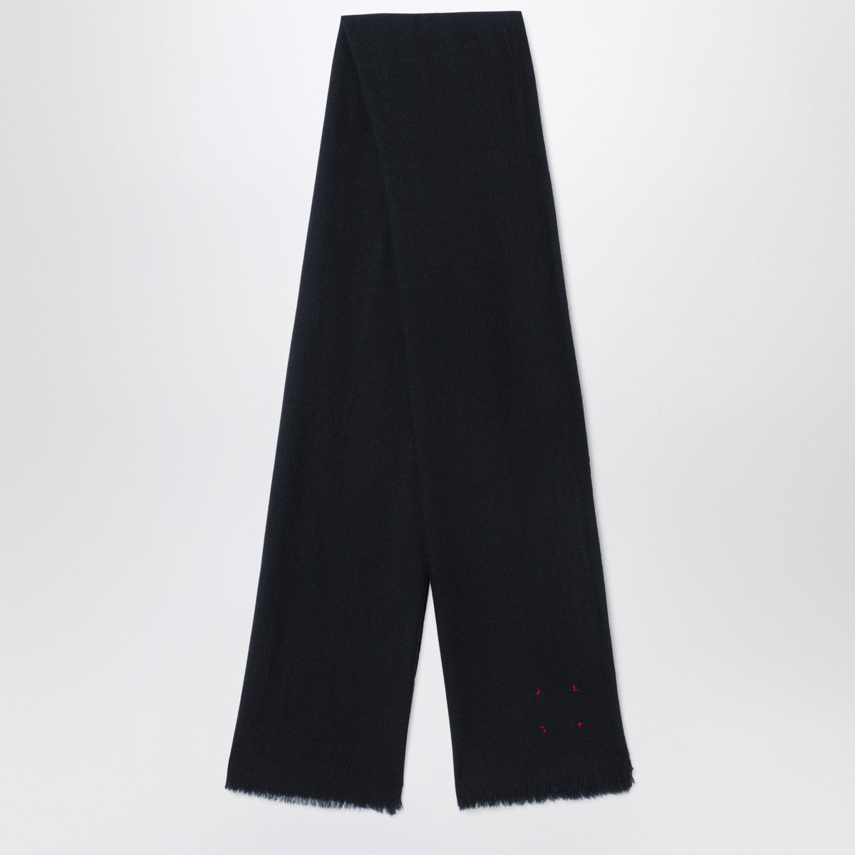 Destin Black wool scarf