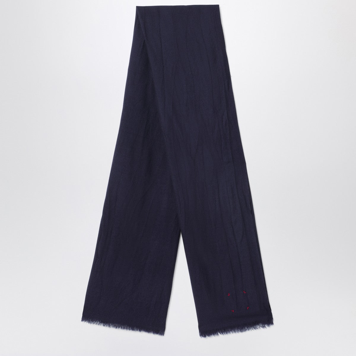 Destin Navy blue wool scarf