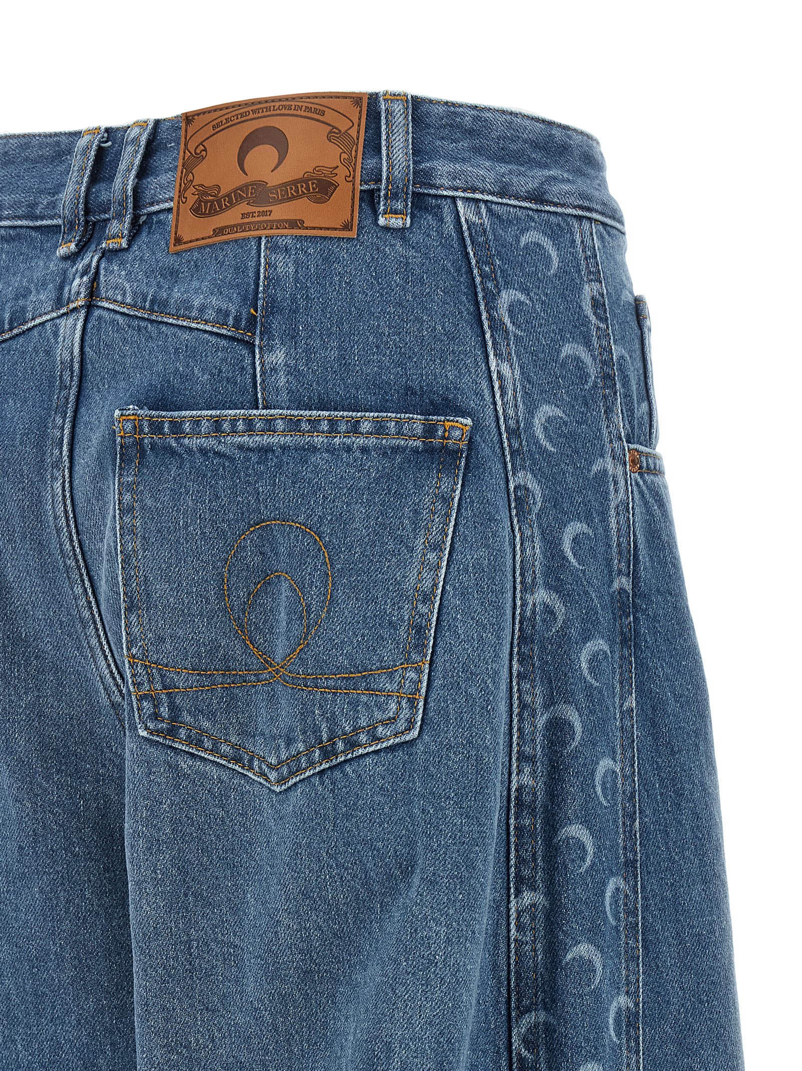 Marine Serre Moon Jeans