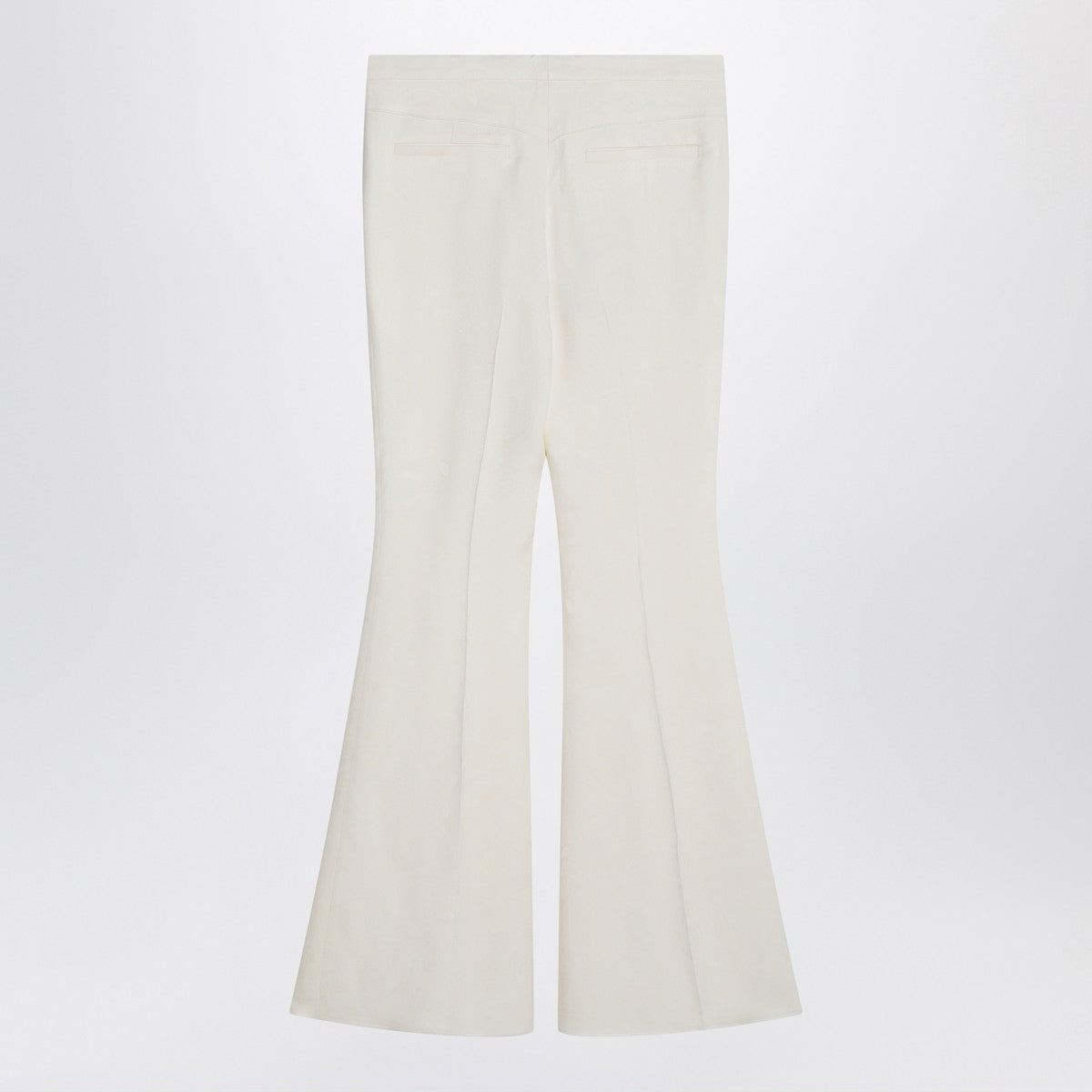 ETRO Flared trousers in ivory viscose