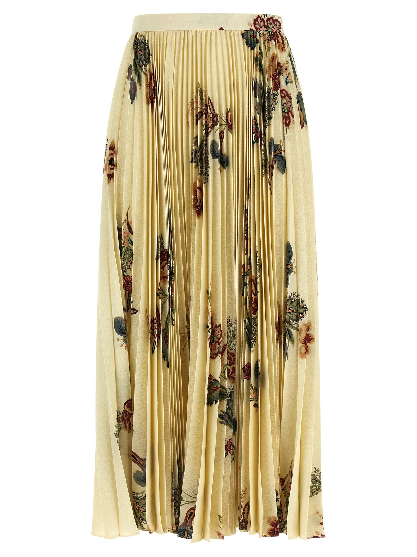 Etro Pleated Midi Skirt