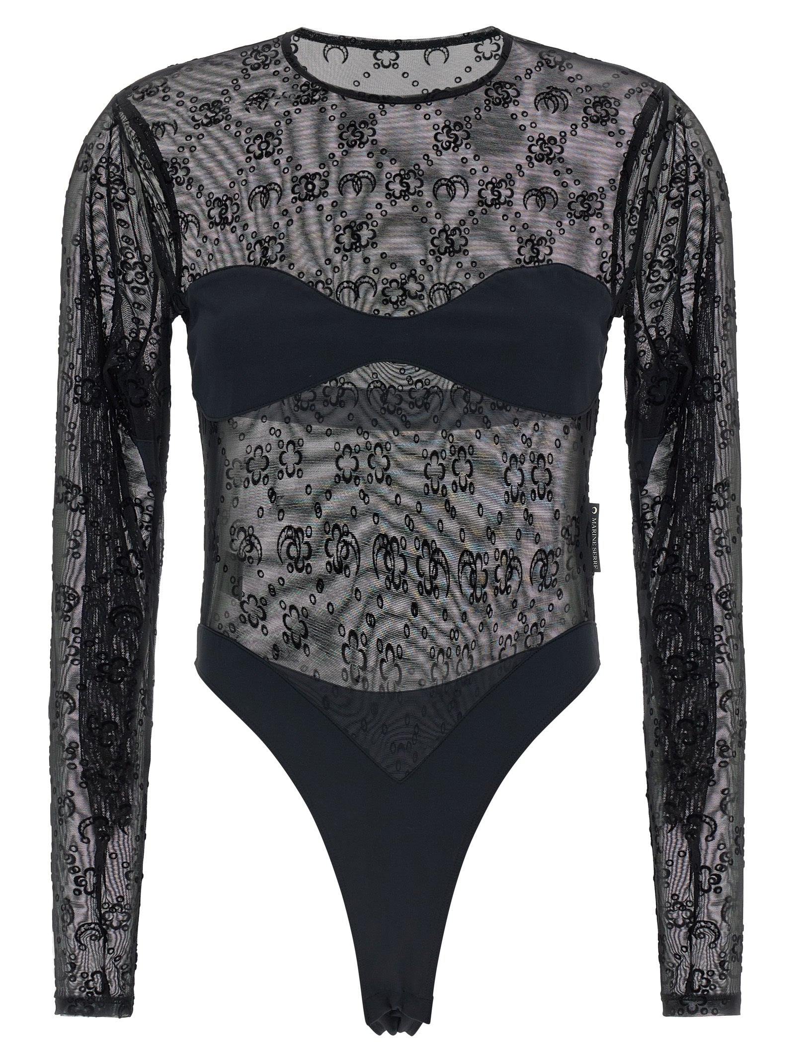 Marine Serre Moonogram Bodysuit