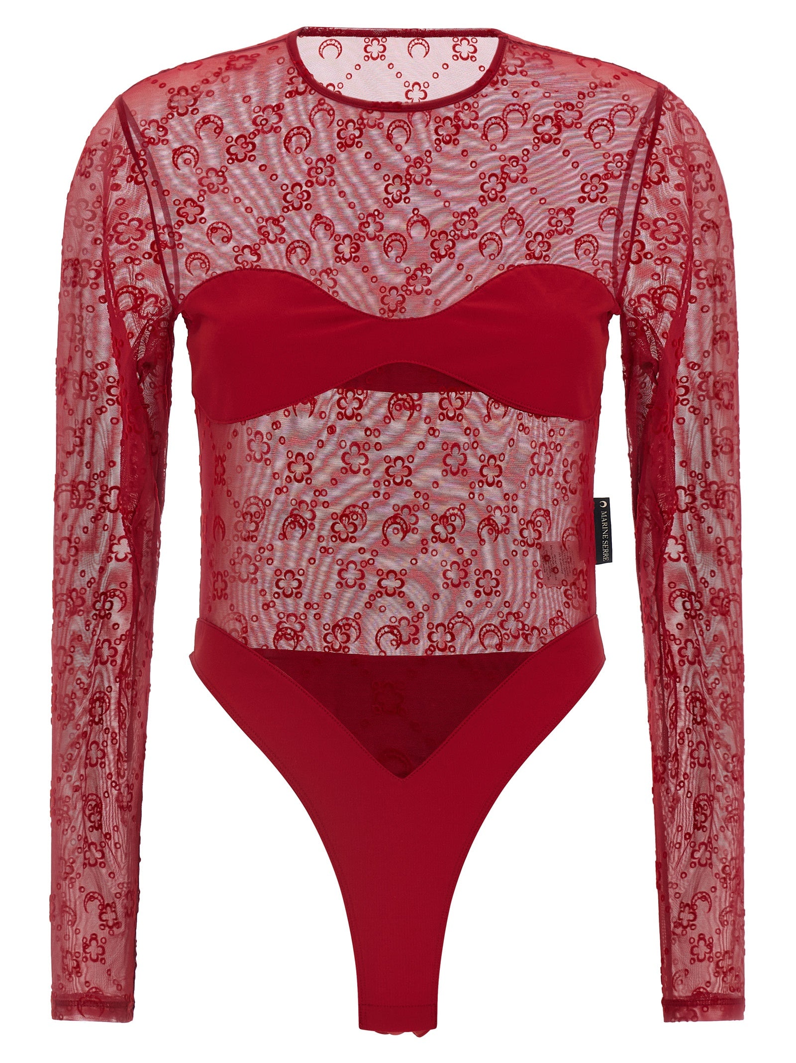 Marine Serre Moonogram Bodysuit