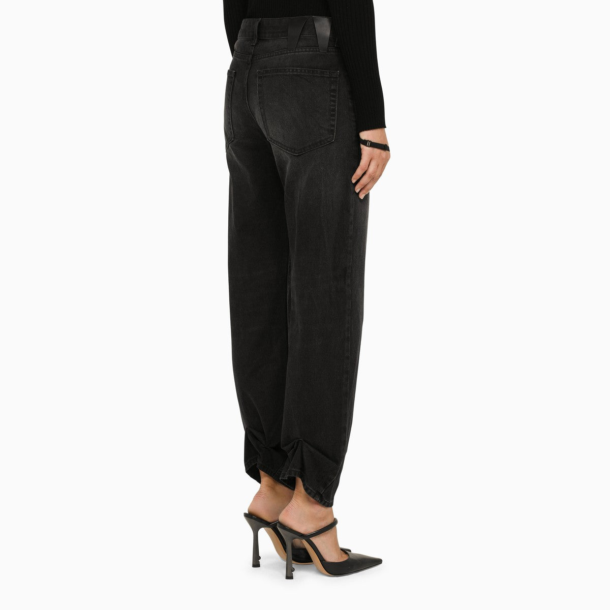 DARKPARK Black denim boyfriend jeans